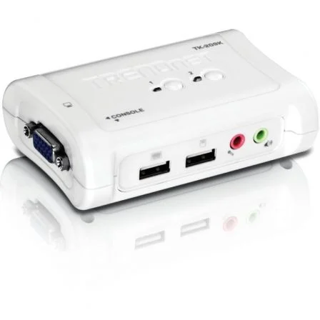Trendnet TK-209K Switch KVM de 2 puertos con audio Trendnet TK-209K Switch KVM de 2 puertos con audio